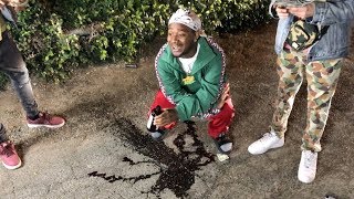 $1000 WORTH OF DRANK SPILLED ON THE GROUND
