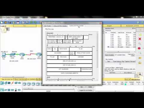 Investigating layer 2 Frame Headers Packet Tracer Activity