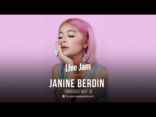 [WATCH] Rappler Live Jam: Janine Berdin