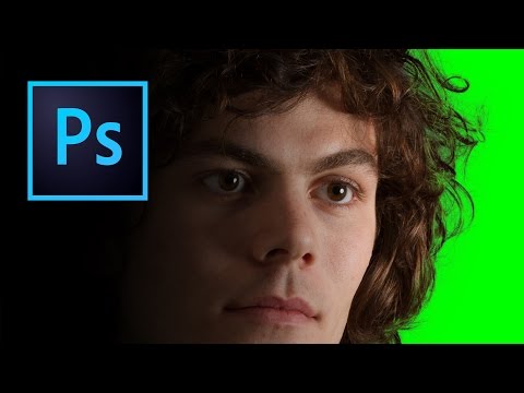 How to cut out hair in Photoshop