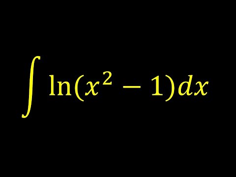 Integral of ln(x^2-1) - Integral example