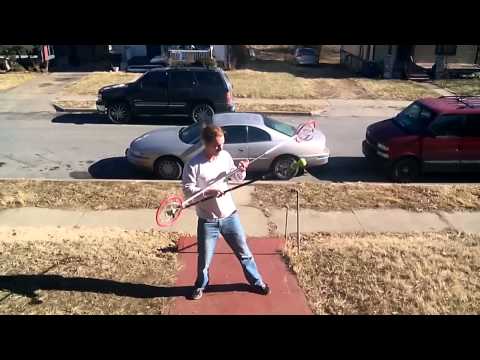 Staff on staff dragon gyro