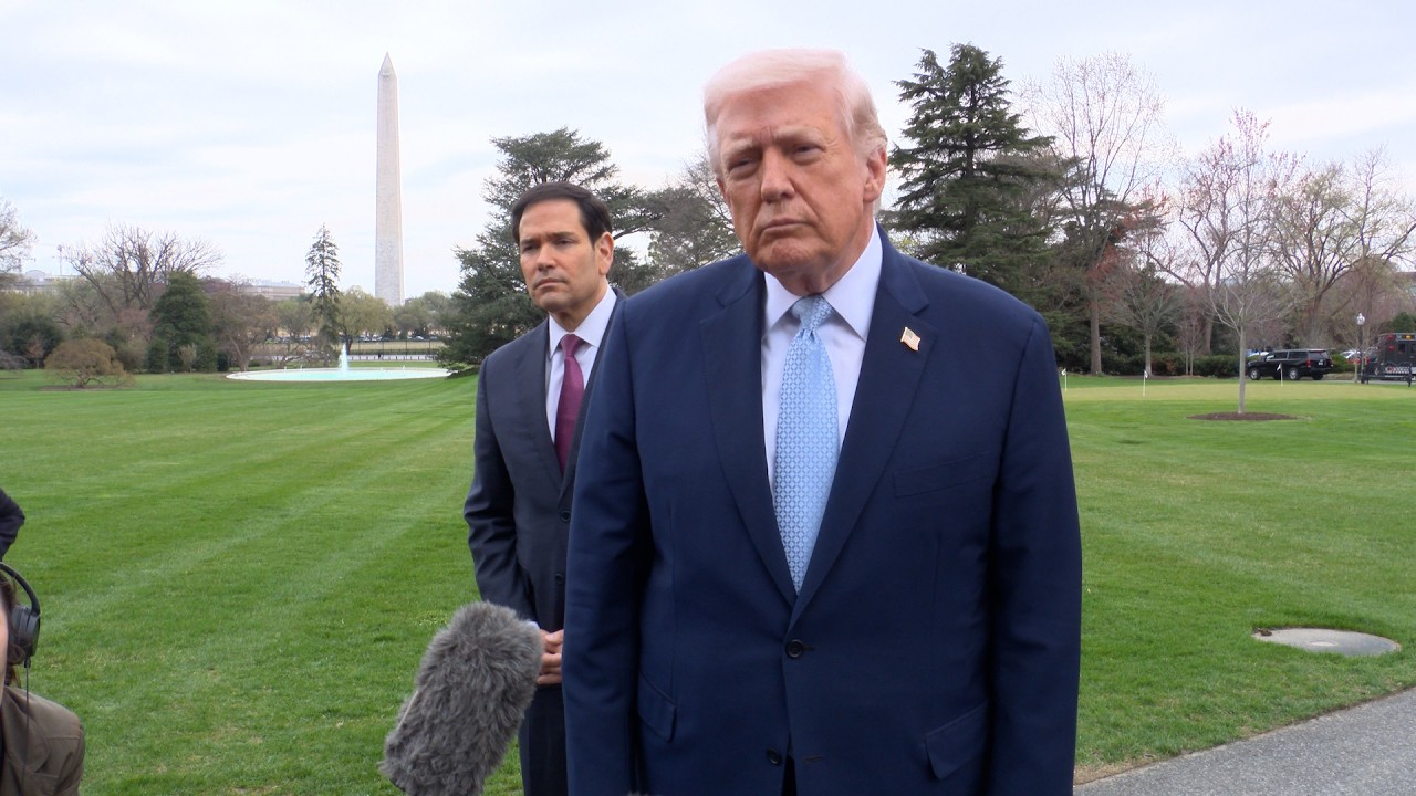 President Trump Gaggles with Press Before Departing the White House, Mar. 20, 2026