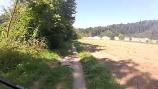 preview picture of video 'Bike Trail - Künten Camping zur Reussbrücke Stetten (Aargau)'