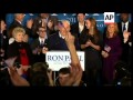 Romney and rivals comment as Paul takes second and Huntsman third