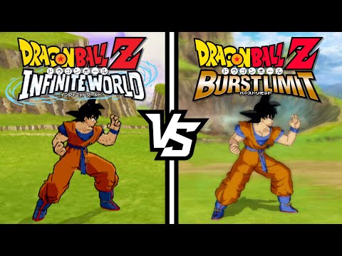 Comparing DBZ Infinite World VS Burst Limit