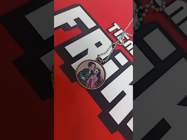 Vídeo relacionado con Juguta Collar Demon Slayer, Collar Kimetsu No Yaiba Kamado Tanjirou con colgante, Collar de declaración para amantes del anime