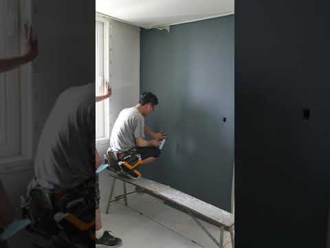 High-end Non woven wall paper installation