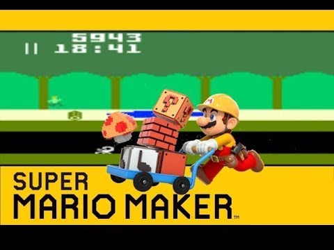Pitfall! Remake in Super Mario Maker
