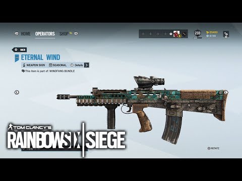 Operation Ember Rise Seasonal Weapon Skin Eternal Wind - Rainbow Six Siege
