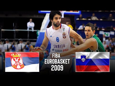 Serbia 🇷🇸 v Slovenia 🇸🇮 - Classic Full Games | FIBA EuroBasket 2009