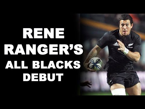 Rene Ranger's All Blacks Debut