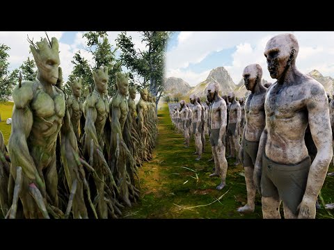 20 Groot vs 2,000,000 Zombies | Ultimate Epic Battle Simulator 2 | UEBS 2