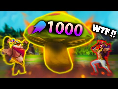 I got 1000 AP in Challenger Elo with Teemo... (1-Shot Shrooms)