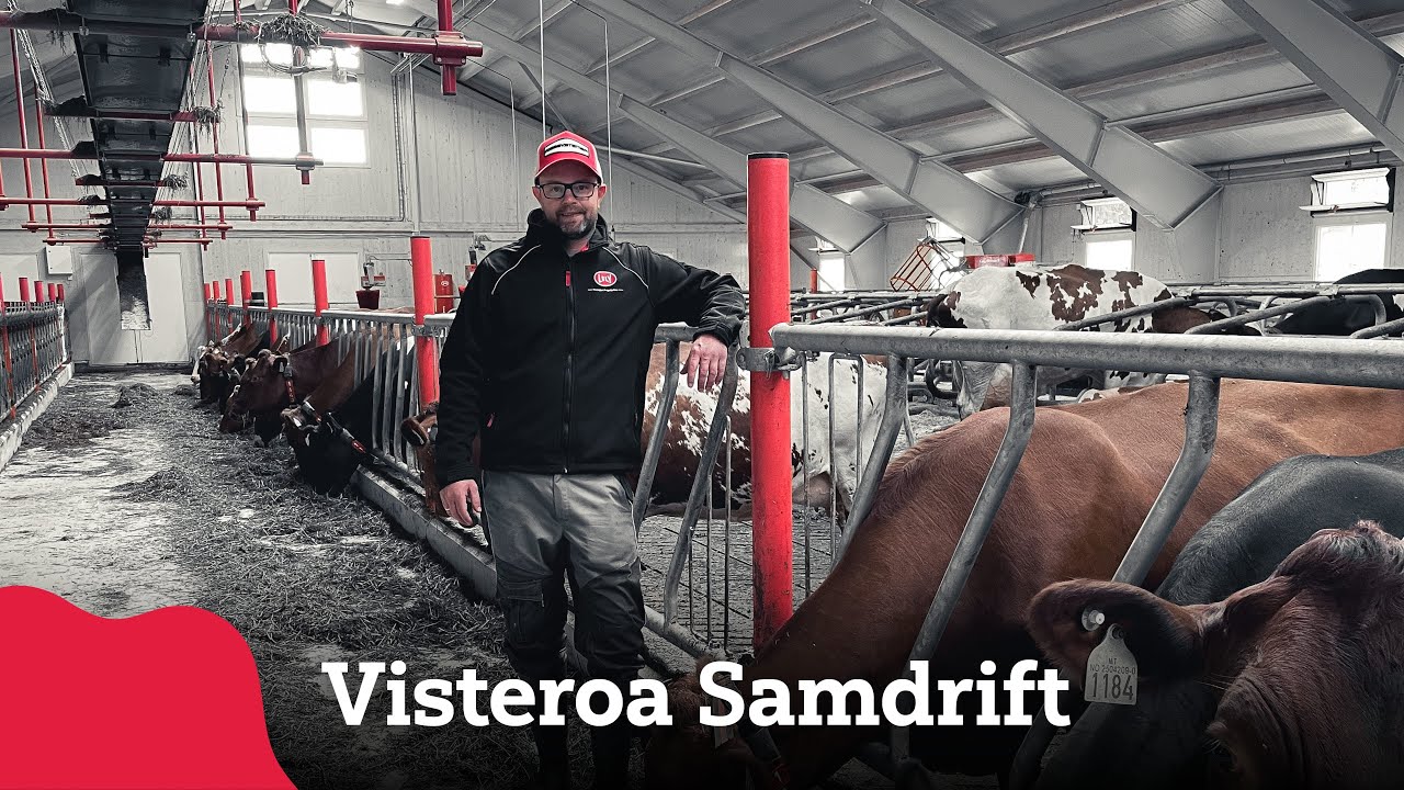 Nytt fjøs hos melkeprodusent Visteroa Samdrift
