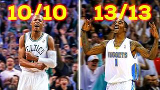 NBA Most Consecutive 3-Pointers Made Without a Miss