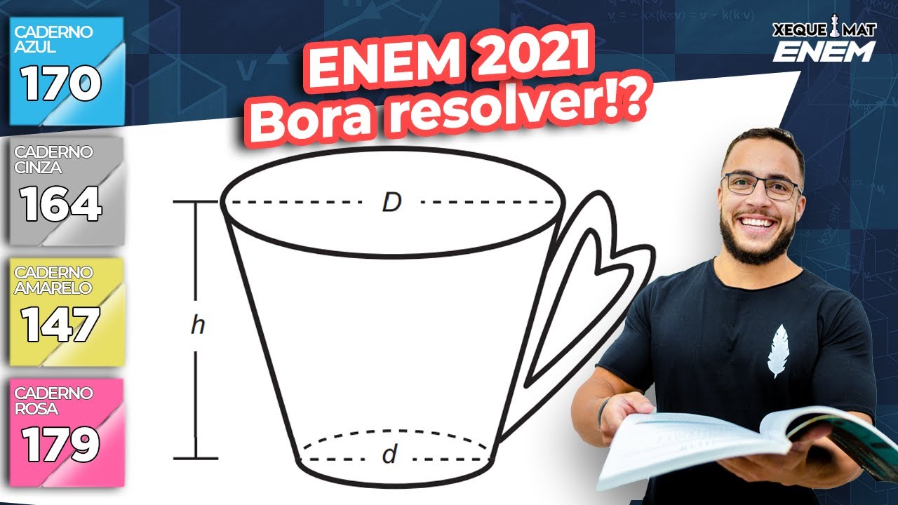 🟣 Questão 170 - Caderno Azul | Geometria Espacial | MATEMÁTICA ENEM 2021