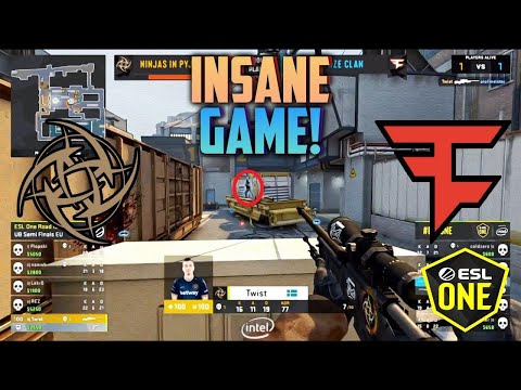 WHAT A GAME? NIP VS FAZE ESL - ONE ROAD TO RIO 2020 BEST MOMENTS