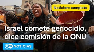 🔴DW Noticias del 16 de septiembre: Comisión de la ONU determina genocidio en Gaza