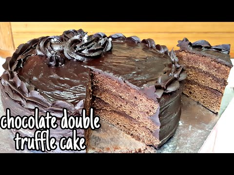 Chocolate Truffle Cake Recipe|Eggless & without oven|Syed firdos ali recipes