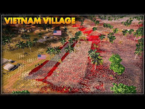 Orc's Army Invade Vietnam Village Defended By U.S Forces - Ultimate Epic Battle Simulator 2