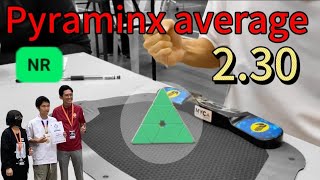Pyraminx average 2.30 Malaysia national record| Kedah Cube Open 2024🥇!!!