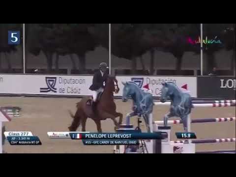 CANDY DE NANTUEL - PENELOPE LEPREVOST 4º LUGAR G.P. VEJER DE LA FRONTERA CSI4* 1,50M