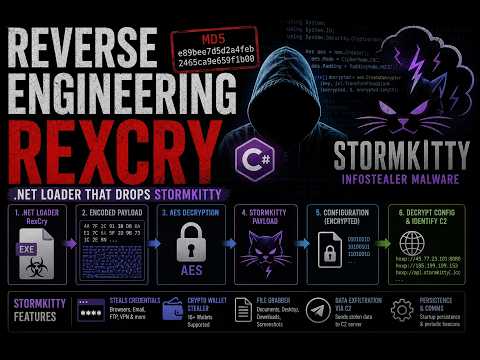 Reverse Engineering RexCry | Unpacking a .NET Loader That Drops StormKitty Infostealer