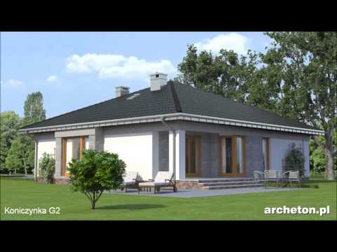 Projekt domu Koniczynka G2 - archeton.pl