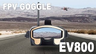 Eachine EV800 FPV Goggle - Drone Racing Monitor Review