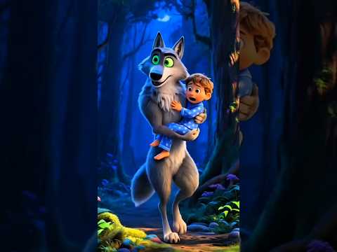 “Большой волк придёт за теми, кто смотрит телефон ночью!” 🐺📱😱