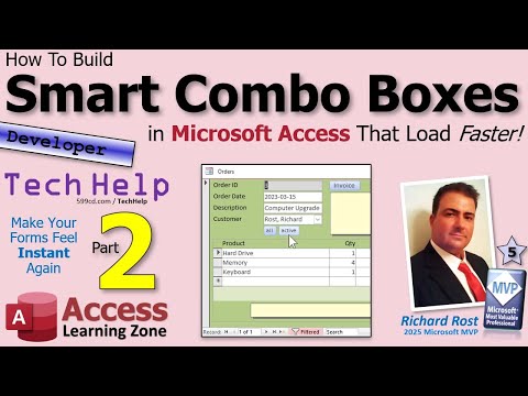 How to Build Smart Combo Boxes in Microsoft Access That Load Faster, Part 2