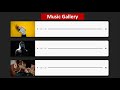 Responsive Music Gallery Tutorial Using Pure HTML and CSS Only.