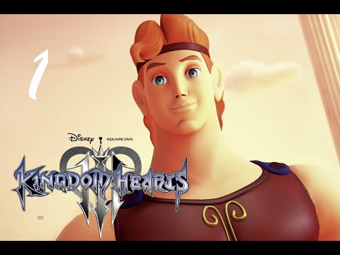 Kingdom Hearts 3 Gameplay Walkthrough Part 1 / Fighting with Hercules in Olympus