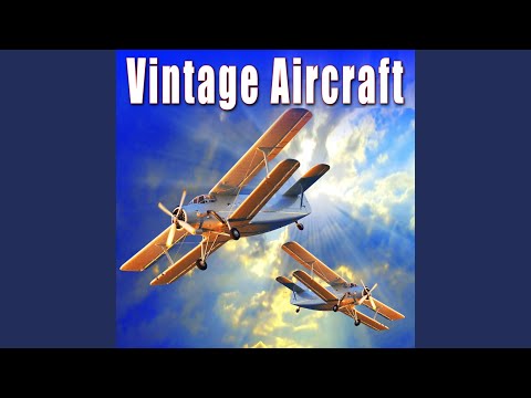 Vintage Stearman Bi Plane in Flight from Cockpit Perspective