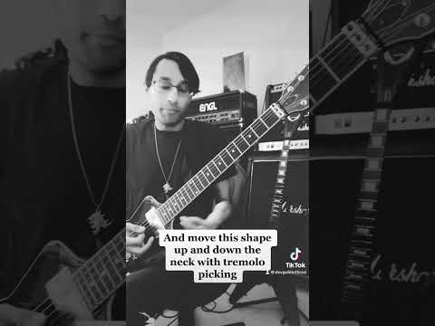 The EASIEST Black Metal Chord #blackmetal #metal #riff