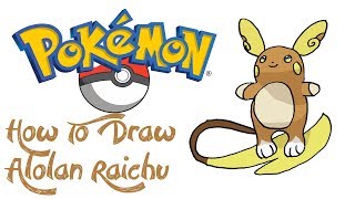 How To Draw Alola Form Raichu मफत ऑनलइन