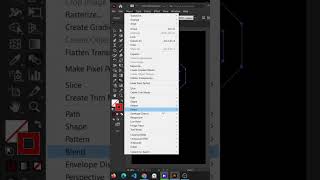 How to use blend tool in Adobe illustrator #shorts#Hani