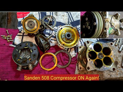 Car AC Compressor Repair | Sanden Pressure Issue SOLVED