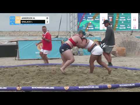 Round 1 Women's BW - +70 kg: M. ANDERSON (USA) v. I. SHALACK (USA)