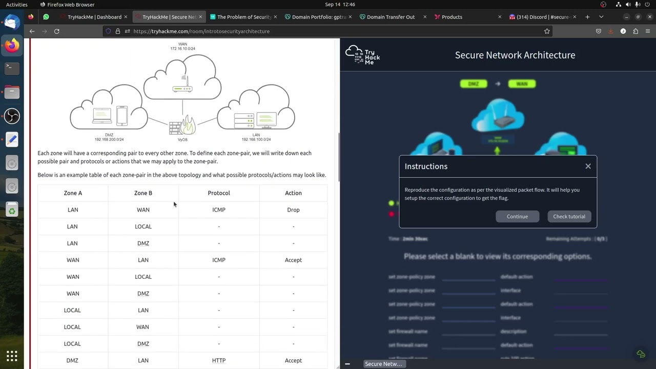 Secure Network Architecture TryHackMe