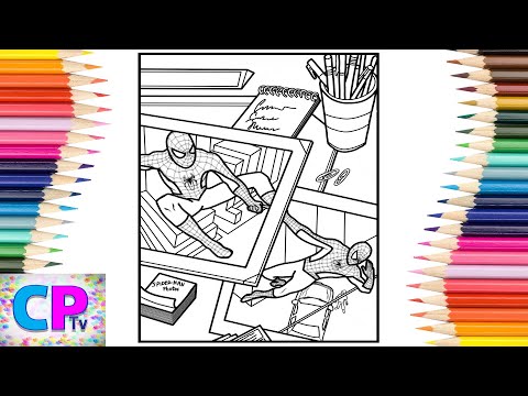 Spiderman Coloring Pages/Spiderman Photos Coloring/Elektronomia - Collide [NCS Release]