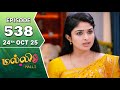 Malli Serial Episode 538 24th Oct 2025 Nikitha Vijay Saregama Dice TV Shows Tamil