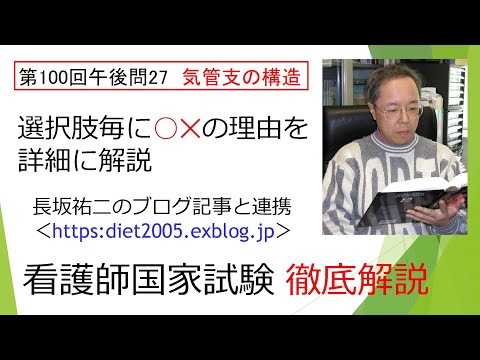 看護学科 呼吸器の解剖生理（2）気管支100PM-27