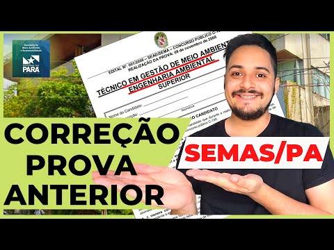 SEMAS PA - PROVA ANTERIOR 2008 - ENG AMBIENTAL