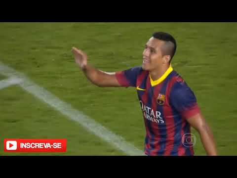 BARCELONA 8 X 0 SANTOS | Melhores Momentos | 2013
