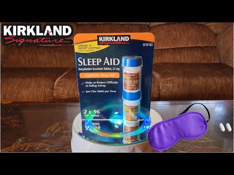 Kirkland Signature Sleep Aid Doxylamine Succinate 25 Mg | Get A Better Night's Sleep