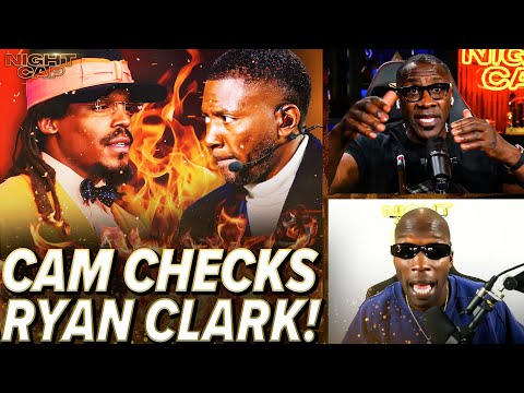 Unc & Ocho REACT to Cam Newton FIRING BACK at Ryan Clark! SCARED of Jalen Hurts?! | Nightcap