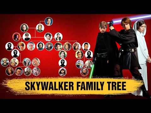 The COMPLETE Skywalker Family Tree Explained!