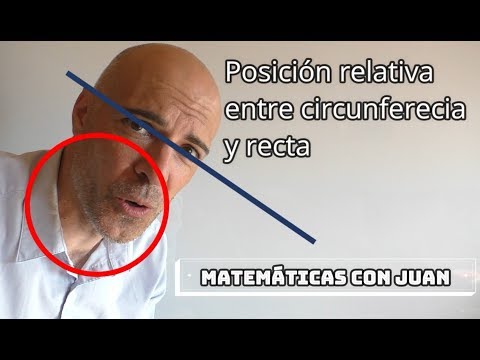 POSICIÓN RELATIVA ENTRE RECTA Y CIRCUNFERENCIA